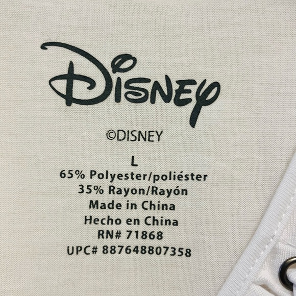 Disney Ombré Ribbon Embellished Mickey Graphic Print Tank Top - Picture 4 of 4